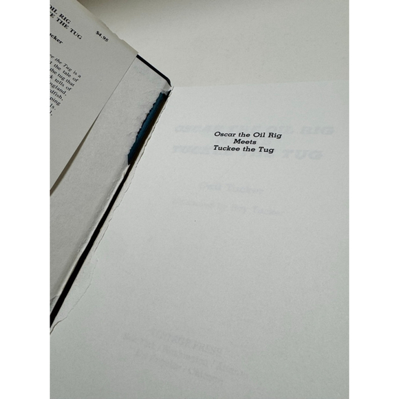 Oscar the Oil Rig Meets Tuckee the Tug (1982, Hardcover, DJ, 1st Edition) - Picture 5 of 9